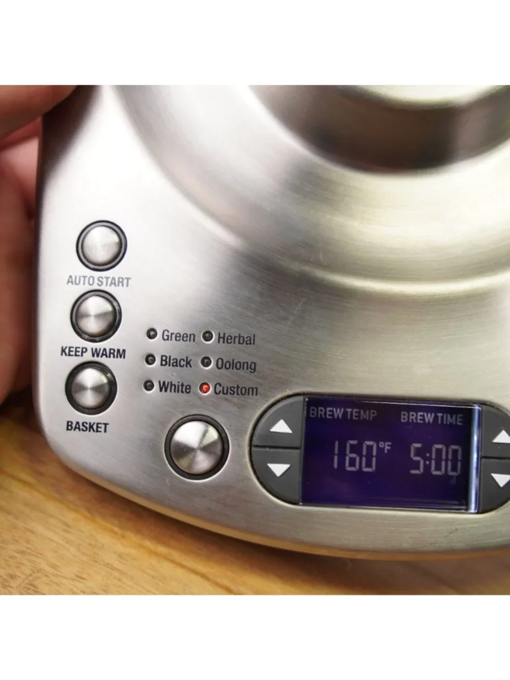 Breville One-Touch Tea Maker Brushed Stainless Steel Model BTM800XL Tested $329